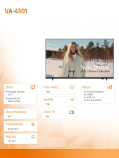 AG NEOVO Monitor wielkoformatowy VA-4301 CZARNY 350cd/m2 1200:1 16/7  - VA-4301 - Zdjęcie 5