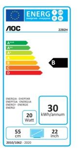 AOC Monitor 22B2AM 21.5 cala VA HDMI Głośniki - 22B2AM - Zdjęcie 7