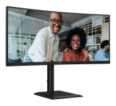 AOC Monitor CU34E4CV 34 cale 120Hz Curved VA HDMIx2 DP RJ45 HAS Głośniki  - CU34E4CV - Zdjęcie 4