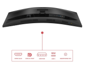 AOC Monitor CU34E4CV 34 cale 120Hz Curved VA HDMIx2 DP RJ45 HAS Głośniki  - CU34E4CV - Zdjęcie 8