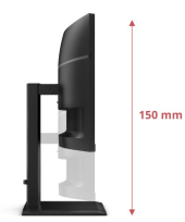 AOC Monitor CU34E4CV 34 cale 120Hz Curved VA HDMIx2 DP RJ45 HAS Głośniki  - CU34E4CV - Zdjęcie 9