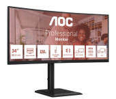 AOC Monitor CU34E4CV 34 cale 120Hz Curved VA HDMIx2 DP RJ45 HAS Głośniki  - CU34E4CV - Zdjęcie 10