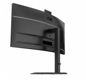 AOC Monitor 34 cale CU34E4CW Curved VA 120Hz HDMIx2 DP RJ45 USB-C HAS Kamera - CU34E4CW - Zdjęcie 4