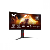 AOC Monitor 34 cale CU34G4CA VA Curved 180Hz HDMIx2 DP - CU34G4CA - Zdjęcie 10