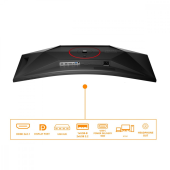 AOC Monitor 34 cale CU34G4ZCA VA Curved 250Hz HDMIx2 DP HAS Głośniki - CU34G4ZCA - Zdjęcie 10