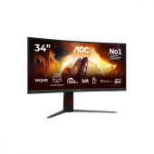 AOC Monitor 34 cale CU34G4ZCA VA Curved 250Hz HDMIx2 DP HAS Głośniki - CU34G4ZCA - Zdjęcie 12