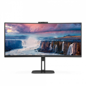 AOC Moniotr CU34V5CW 34 cali 100Hz Curved VA HDMI DP USB-C  - CU34V5CW/BK - Zdjęcie 1