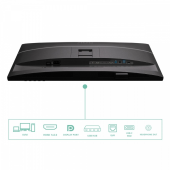 AOC Monitor Q27P4CV 27 cali IPS 120 Hz HDMI DP RJ45 USB-C Pivot Głośniki  - Q27P4CV - Zdjęcie 6