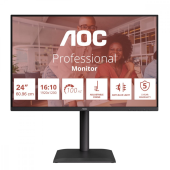 AOC Monitor 24 cale X24E4U IPS 100 Hz HDMI DP Pivot Głośnik - X24E4U - Zdjęcie 1