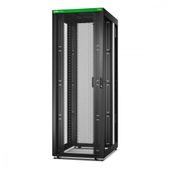 APC Szafa serwerowa ER8820 Easy Rack 800mm/48U/1200mm, z dachem,               kółkami, nóżkami i 4 wspornikami, bez paneli bocznych, podłogi, czarna  - ER8820 - Zdjęcie 1