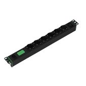APC Listwa zasilająca SEP6104G EasyPDU, Basic 1U, 10A, 230V, 6SCH,1C13 - SEP6104G - Zdjęcie 1