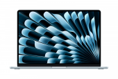 APPLE MacBook Air 15.3: M4 10/10, 24GB, 512GB - Błękitny - MC7D4ZE/A - Zdjęcie 1