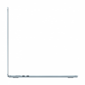 APPLE MacBook Air 15.3: M4 10/10, 24GB, 512GB - Błękitny - MC7D4ZE/A - Zdjęcie 5