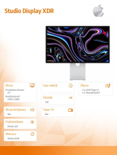 APPLE Studio Display XDR - Standard Glass - Podstawka z regulacją pochylenia oraz wysokości - MFEL4RC/A - Zdjęcie 3