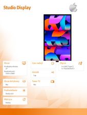 APPLE Studio Display - Nano-Texture Glass - VESA Mount Adapter (Stand not included) - MMYX3MP/A - Zdjęcie 3