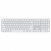 Klawiatura Magic Keyboard z Touch ID i polem numerycznym dla modeli Maca z czipem Apple - angielski (USA) - białe klawisze - MXK73LB/A - Zdjęcie 1