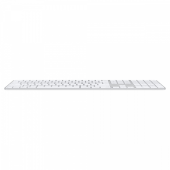 Klawiatura Magic Keyboard z Touch ID i polem numerycznym dla modeli Maca z czipem Apple - angielski (USA) - białe klawisze - MXK73LB/A - Zdjęcie 2