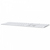 Klawiatura Magic Keyboard z Touch ID i polem numerycznym dla modeli Maca z czipem Apple - angielski (międzynarodowy) - białe klawisze - MXK73Z/A - Zdjęcie 4