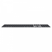 Klawiatura Magic Keyboard z Touch ID i polem numerycznym dla modeli Maca z czipem Apple - angielski (międzynarodowy) - czarne klawisze - MXK83Z/A - Zdjęcie 2
