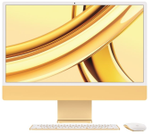 APPLE iMac 24 cale: M3 8/10, 8GB, 256GB - Żółty - Z19F000AT - Zdjęcie 1