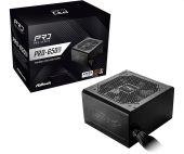 ASROCK Zasilacz PRO-650B 650W 80PLUS BRONZE NON MODULAR - PRO-650B - Zdjęcie 1