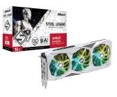 ASROCK Karta graficzna Radeon RX 7600 XT STEEL LEGEND 16GB OC 128bit - RX7600XT SL 16GO - Zdjęcie 1