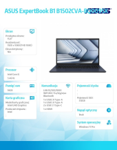 ASUS Notebook ExpertBook B1402CVA-EB0112X i5 1335U  8GB/512GB/Win11Pro - B1402CVA-EB0112X - Zdjęcie 10