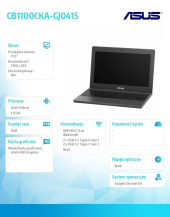 ASUS Notebook Chromebook CB1100CKA-GJ0415 - Celeron N5100/8GB/64GB/11.6 cali/ChromeOS/5Y - CB1100CKA-GJ0415 - Zdjęcie 7