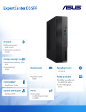 ASUS Komputer ExpertCenter D5 D500SE-513500503X i5-13500  8GB/512GB/W11 PRO - D500SE-513500503X - Zdjęcie 7