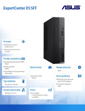 ASUS Komputer ExpertCenter D5 SFF D500SE-513500504X i5-13500 16GB/512GB/W11 PRO - D500SE-513500504X - Zdjęcie 6