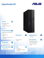 ASUS Komputer ExpertCenter D5 D501SER-514500083X i5-14500 16GB/512GB/W11 PRO - D501SER-514500083X - Zdjęcie 8