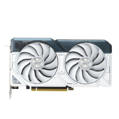 ASUS Karta graficzna RTX 4060 Ti WHITE OC 8GB GDDR6 128bit 3DP  - DUAL-RTX4060TI-O8G-WHITE - Zdjęcie 1