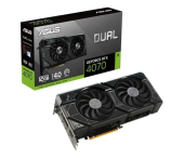 ASUS Karta graficzna GeForce RTX 4070 DUAL 12GB GDDRX6 192bit 3DP/HDMI - DUAL-RTX4070-12G - Zdjęcie 1