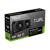 ASUS Karta graficzna GeForce RTX 4070 SUPER DUAL 12G GDDRX6 192bit 3DP/HDMI - DUAL-RTX4070S-12G - Zdjęcie 3