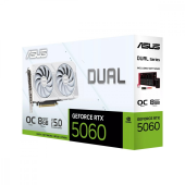 ASUS Karta graficzna GeForce RTX 5060 DUAL OC WHITE 8G GDDR7 128BIT HDMI/3DP - DUAL-RTX5060-O8G-WHITE - Zdjęcie 6