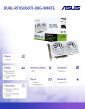 ASUS Karta graficzna GeForce RTX 5060 Ti DUAL 8GB GDDR7 128BIT HDMI/3DP - DUAL-RTX5060TI-8G - Zdjęcie 9