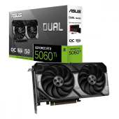 ASUS Karta graficzna GeForce RTX 5060 Ti Dual OC 16GB GDDR7 128BIT 3DP/HDMI - DUAL-RTX5060TI-O16G - Zdjęcie 1