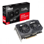ASUS Karta graficzna Radeon RX 7600 V2 Dual OC 8GB GDDR6 128bit 3DP/HDMI - DUAL-RX7600-O8G-V2 - Zdjęcie 1