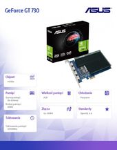 ASUS Karta graficzna GeForce GT730 2GB GDDR5 64bit 4HDMI  - GT730-4H-SL-2GD5 - Zdjęcie 7