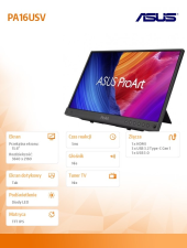 ASUS Monitor 16 cali PA16USV 4K IPS HDMI USB-C  - PA16USV - Zdjęcie 8