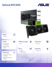 ASUS Karta graficzna GeForce RTX 5070 PRIME-RTX5070-12G - PRIME-RTX5070-12G - Zdjęcie 7