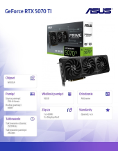 ASUS Karta graficzna GeForce RTX 5070 TI PRIME OC 16G B GDDR7 256bit DP/HDMI - PRIME-RTX5070TI-O16G - Zdjęcie 7