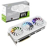 ASUS Karta graficzna RTX 3070 ROG STRIX 8GB WHITE V2 GDDR6 256bit 3DP/2HDMI  - ROG-STRIX-RTX3070-8G-WHITE-V2 - Zdjęcie 1