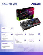 ASUS Karta graficzna GeForce RTX 4090 ROG Strix GeForce GAMING 24G GDDR6X 384bit - ROG-STRIX-RTX4090-24G-GAMING - Zdjęcie 5