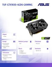 ASUS Karta graficzna TUF-GTX1650-4GD6-GAMING - TUF-GTX1650-4GD6-GAMING - Zdjęcie 2