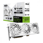 ASUS Karta graficzna GeForce RTX 5070Ti TUF GAMING OC WHITE BTF GDDR7 256bit - TUF-RTX5070TI-O16G-BTF-WHITE - Zdjęcie 1