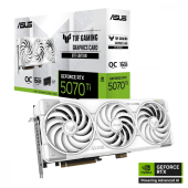 ASUS Karta graficzna GeForce RTX 5070Ti TUF GAMING OC WHITE BTF GDDR7 256bit - TUF-RTX5070TI-O16G-BTF-WHITE - Zdjęcie 7