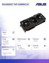 ASUS Karta graficzna RX 6700XT TUF GAMING OC 12GB GDDR6 256bit 3DP/HDMI - TUF-RX6700XT-O12G-GAMING - Zdjęcie 7