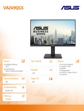 ASUS Monitor 23.8 cala VA249QGSE IPS FHD HDMI DP VGA 120Hz - VA249QGSE - Zdjęcie 9