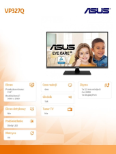 ASUS Monitor 31.5 cala  VP327Q EYE CAE 4K UHD DP HDMI - VP327Q - Zdjęcie 7